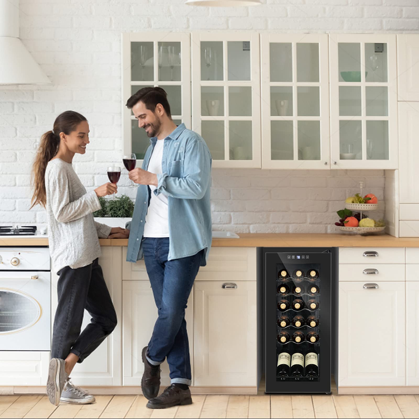 Buy KUPPET 18 Bottle Wine Cooler, Counter Top Wine Cellar/Chiller with