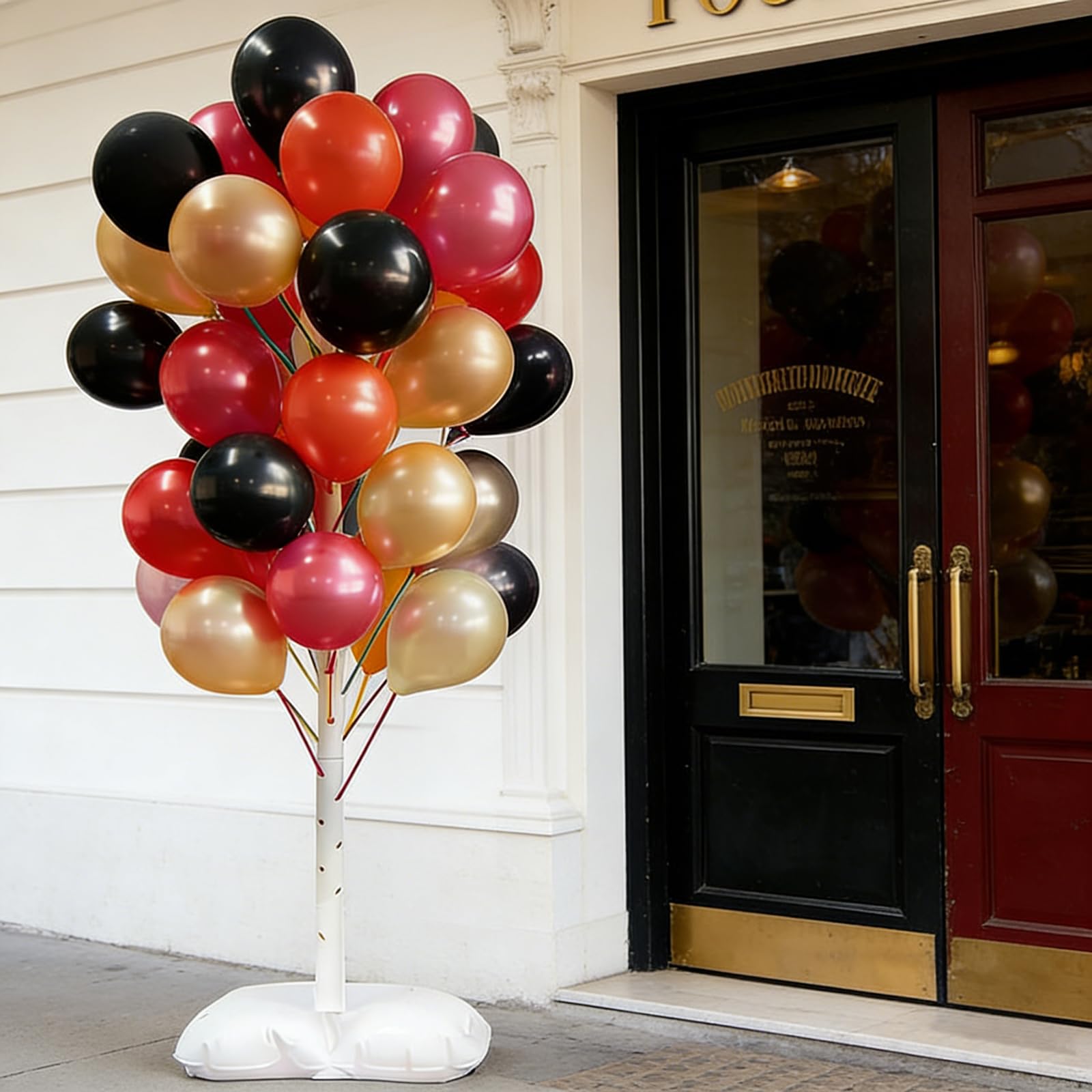 Kit di supporto a colonna per palloncini, supporto per arco di palloncini, con basi, adatto per compleanni, decorazioni per feste, matrimoni
