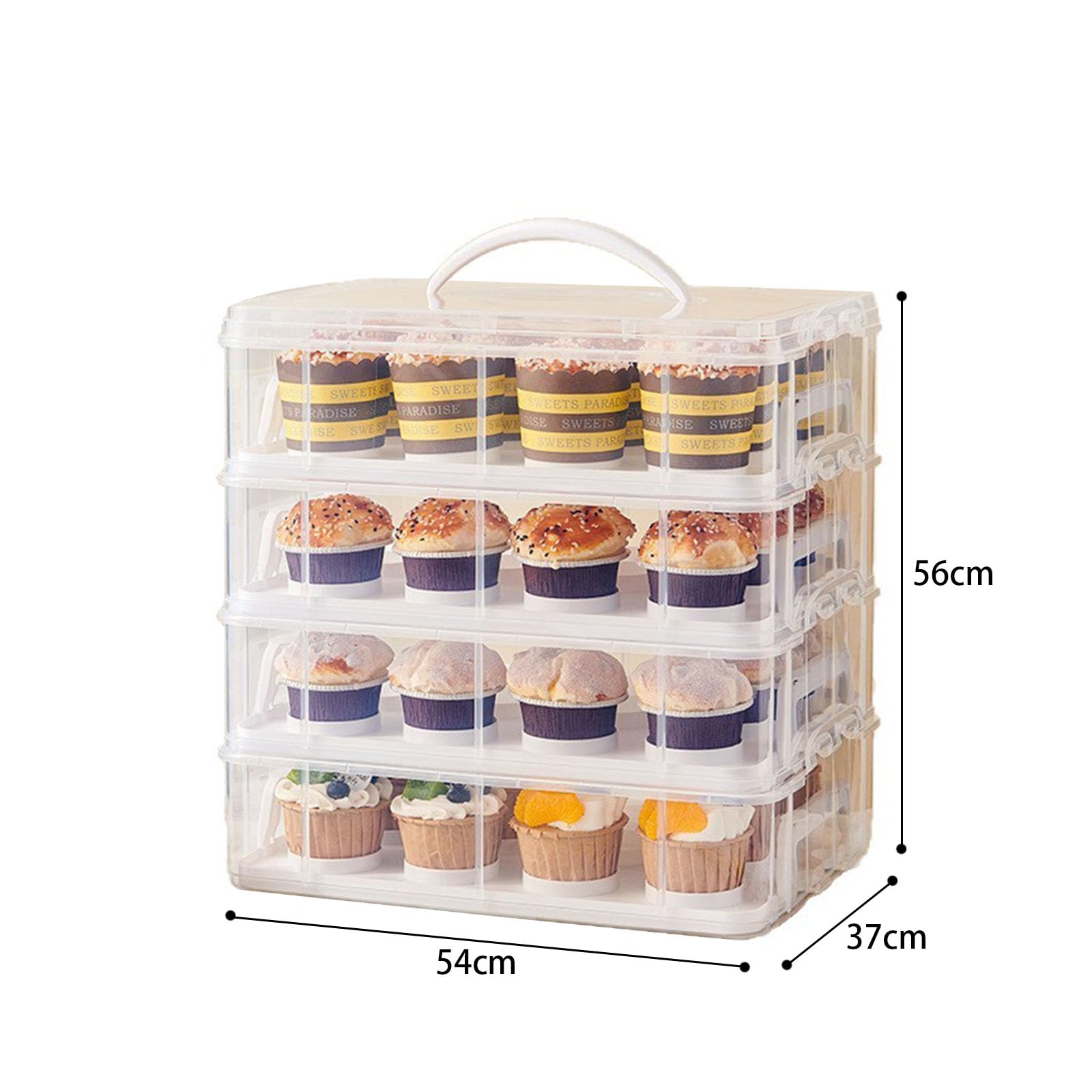 Borsa a basso profilo a prova di perdite per fornitori di catering come contenitori impilabili per dessert