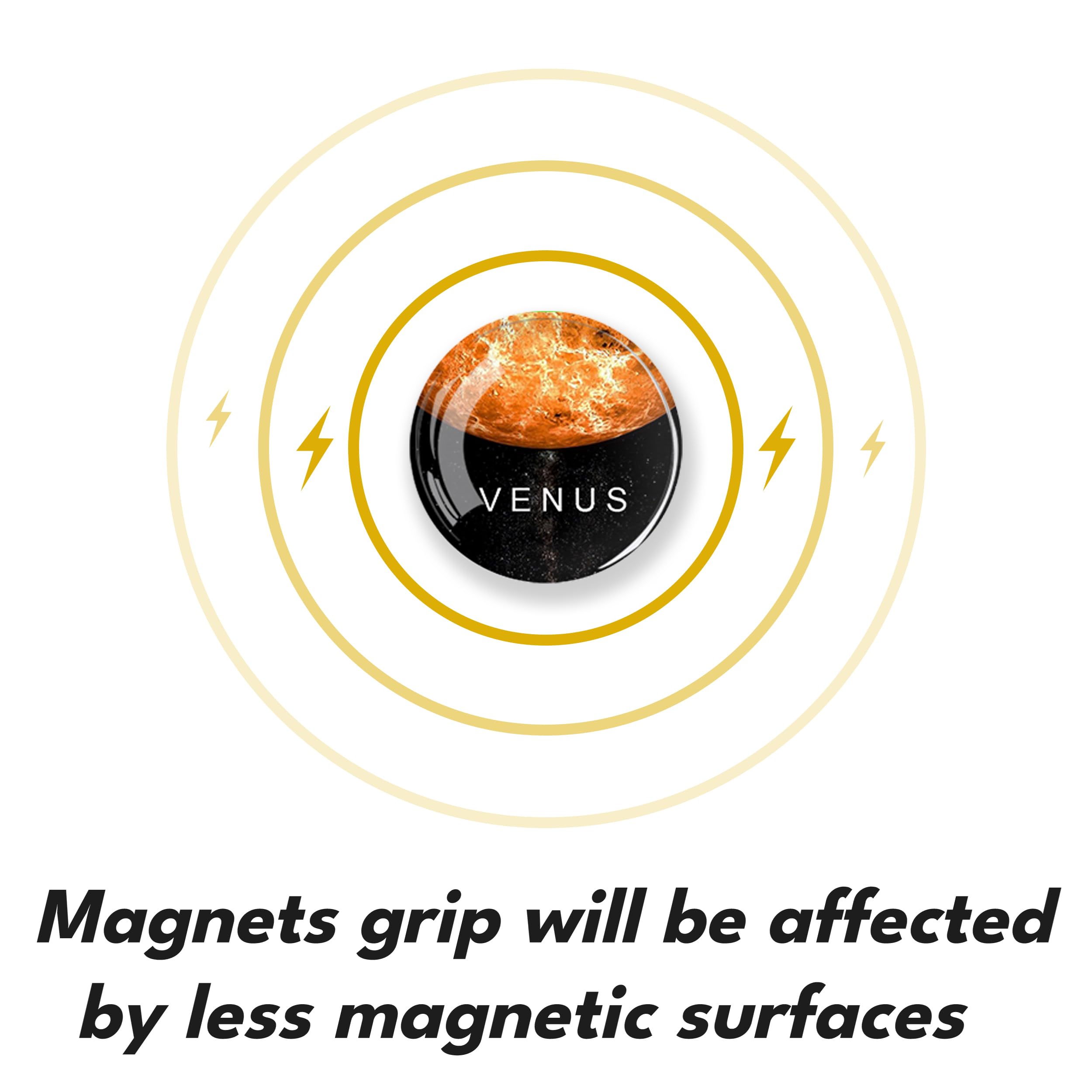 JJ PRIME - 12 Pcs Fridge Magnets, Planets - Image 2