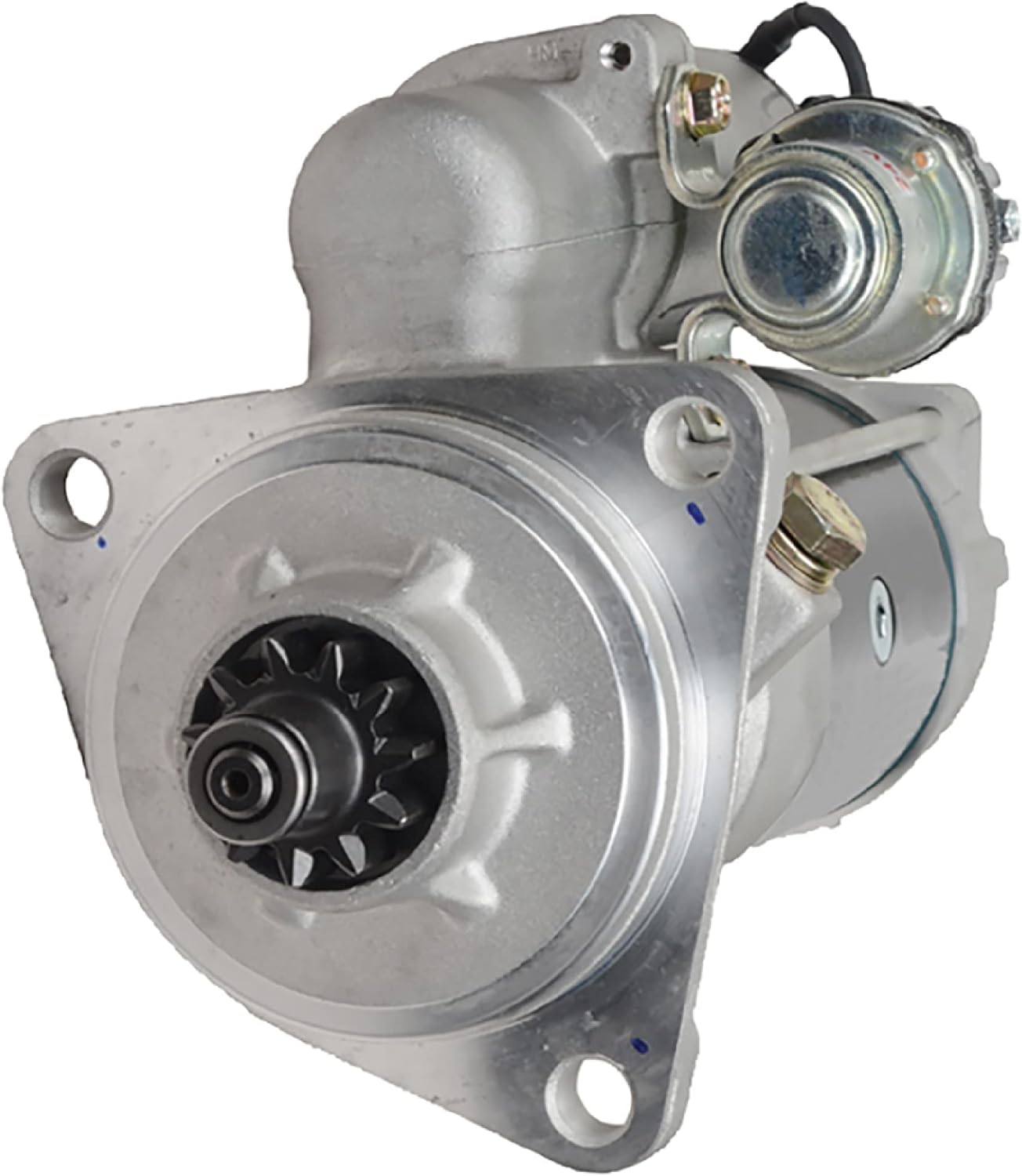 DB Electrical ROTA0484 11 Tooth Count 24V Starter Compatible with/Replacement for Daewoo 300516-00042, Doosan 65.26201-7075, 65.26201-7075A, AC Delco 8200222, 8200776