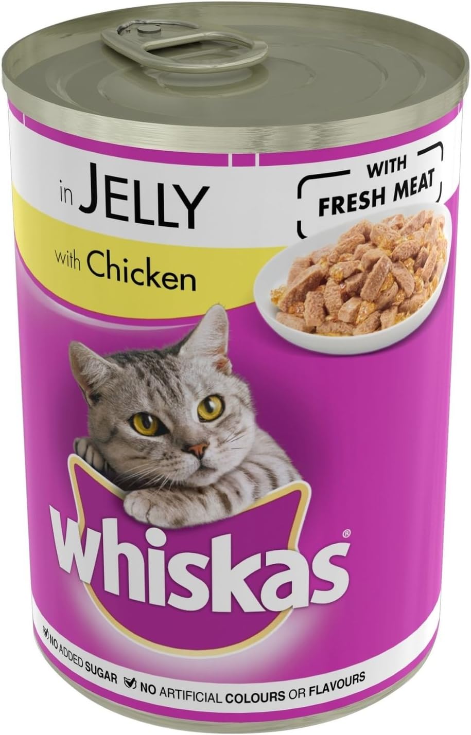 Whiskas Chicken in Jelly Cat Food, 390g Amazon.co.uk Pet Supplies
