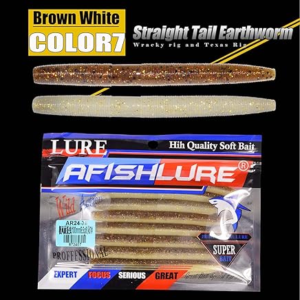 Jinxuny 8 unids se?uelos biomim?ticos Peces Cola Recta lombriz se?uelo de la Pesca Gusano Conjunto Minnow Agua Salada se?uelos de Agua Dulce pl?sticos Suaves Gusanos cebos (Color : #7) Jinxuny 8 unids se?uelos biomim?ticos Peces Cola Recta lombriz se?uelo de la Pesca Gusano Conjunto Minnow Agua Salada se?uelos de Agua Dulce pl?sticos Suaves Gusanos cebos (Color : #7)