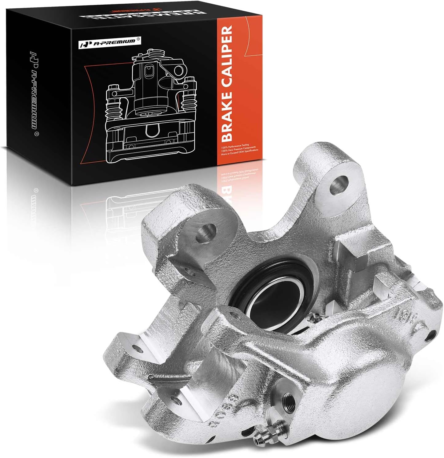 A-Premium Disc Brake Caliper Assembly Compatible with Select Jaguar Models - XJ12 1974-1979, XJ6 1974-1987, XJS 1976-1994, XKE 1974, Vanden Plas 1982-1987 - Rear Left Driver Side