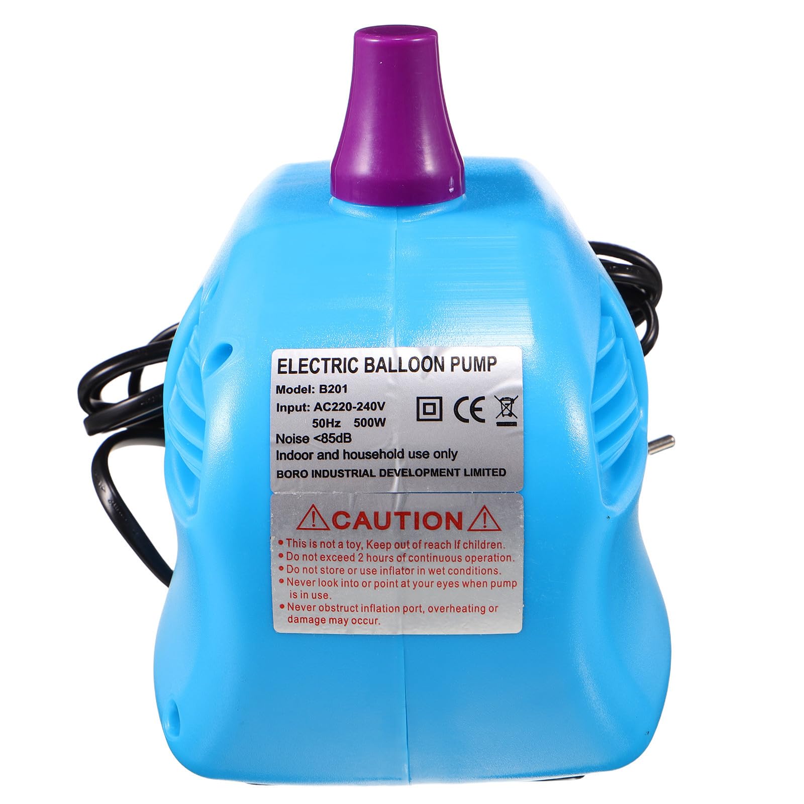 TEHAUX Pompa Elettrica Gonfiatore per Palloncini Portatile in Abs Protezione Automatica, Pressione 13000pa, Flusso Aria 416 L/min, per Feste Indoor
