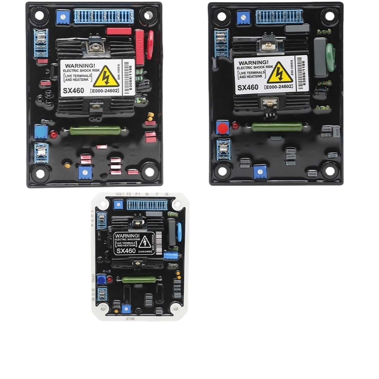 CSKWLLNBC 1pcs SX460 AVR Generator Automatic Voltage Regulator Stabilizer Excitation Control Module Brushless Parts(Common SX460)