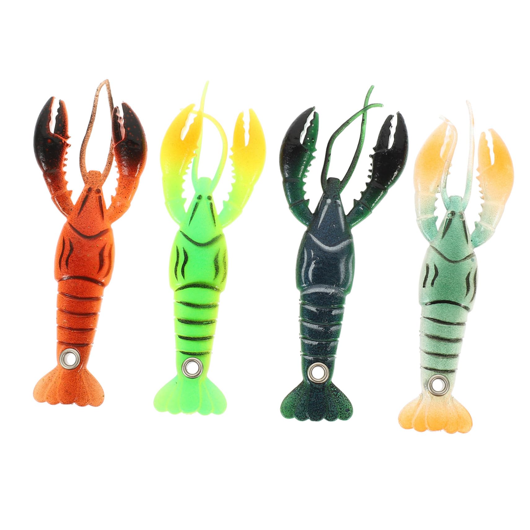 Mipcase 16pezzi Esche Artificiali per Pesca Lure Vivid per Catturare Pesci Come Bass e Pan Fish Riutilizzabili e Facili da Usare per Appassionati di Pesca