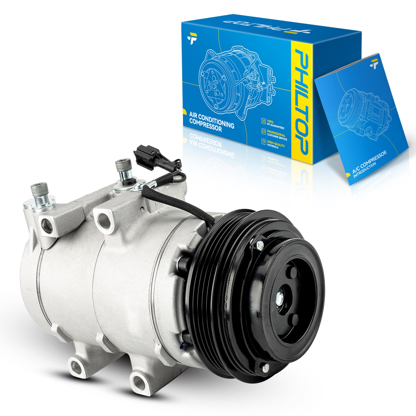 PHILTOP NEW AC Compressor w/Clutch for Sorento 2003-2006