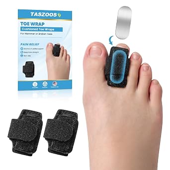Hammer Toe Straightener - 2Pcs Hammer Toe Correctors - Toe Wrap for Resting, Walking, Standing