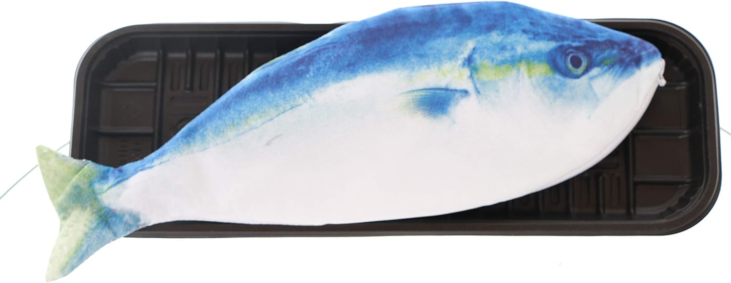 Harajuku LB-115-1 Fake Fish Joker Pencil Case Cosmetic Bag Japan, Multicoloured, ca. 25,7cm x 6,8cm - Image 3