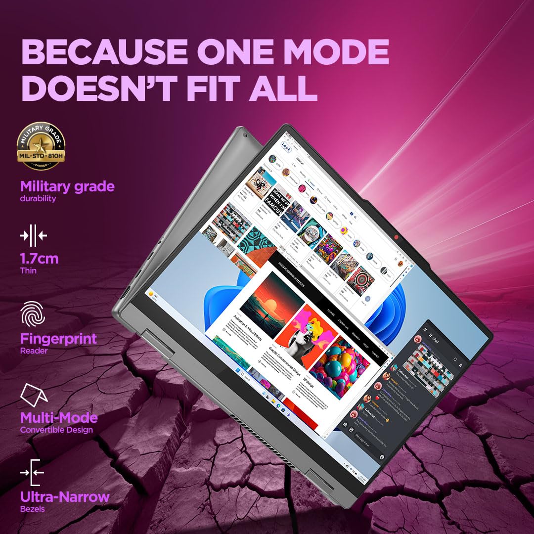 Lenovo IdeaPad 5 2-in-1 Convertible Laptop, Intel Core i7-13620H