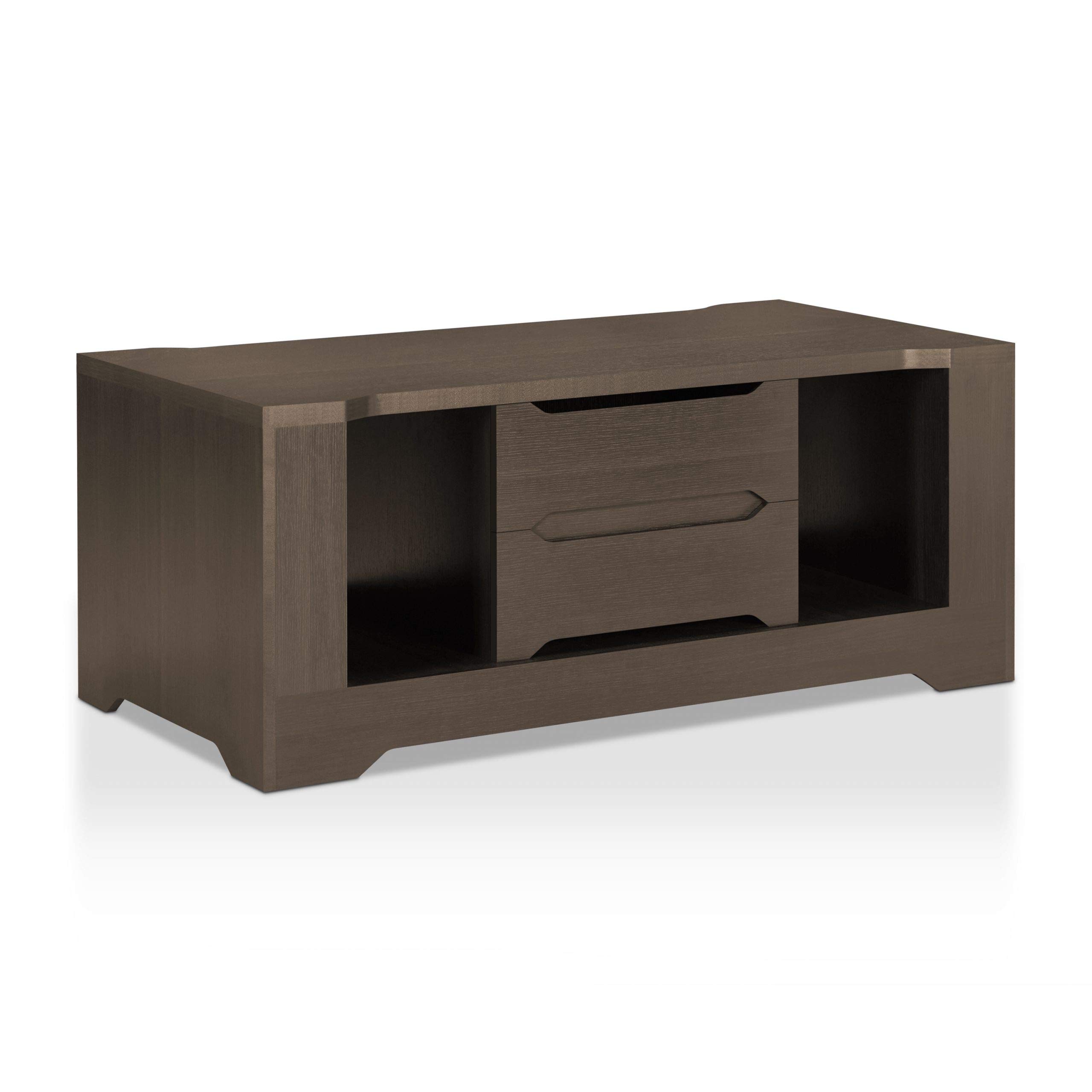 Asghar Furniture - Markus 2-drawer Coffee Table - Brown