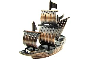 Treasure Gurus Bronze Metal Gothic Vampire Spanish Galleon Die Cast Pencil Sharpener