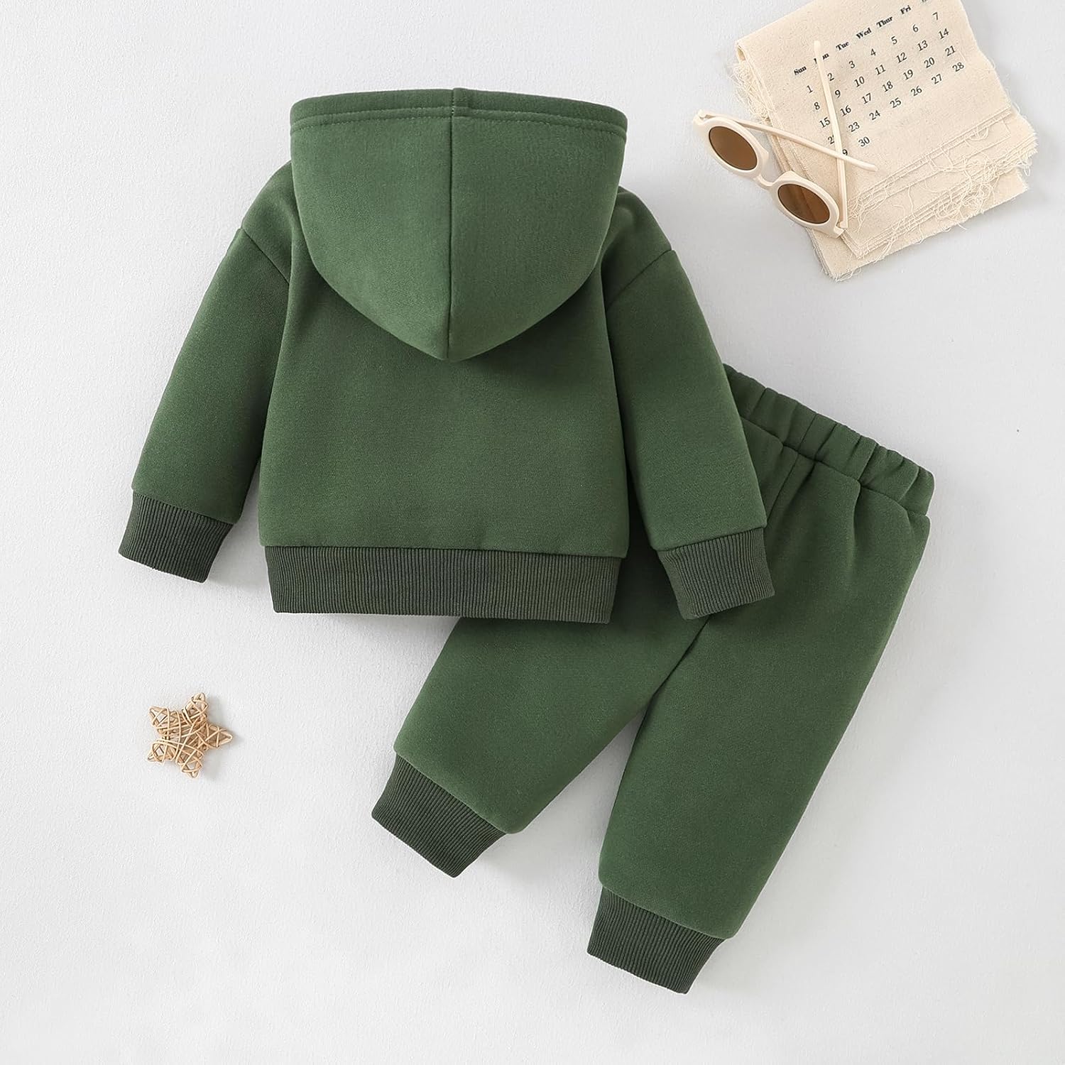 Toddler Baby Boy Fall Clothes Long Sleeve Hoodie Sweatshirts Pants Set Infant Winter Outfits