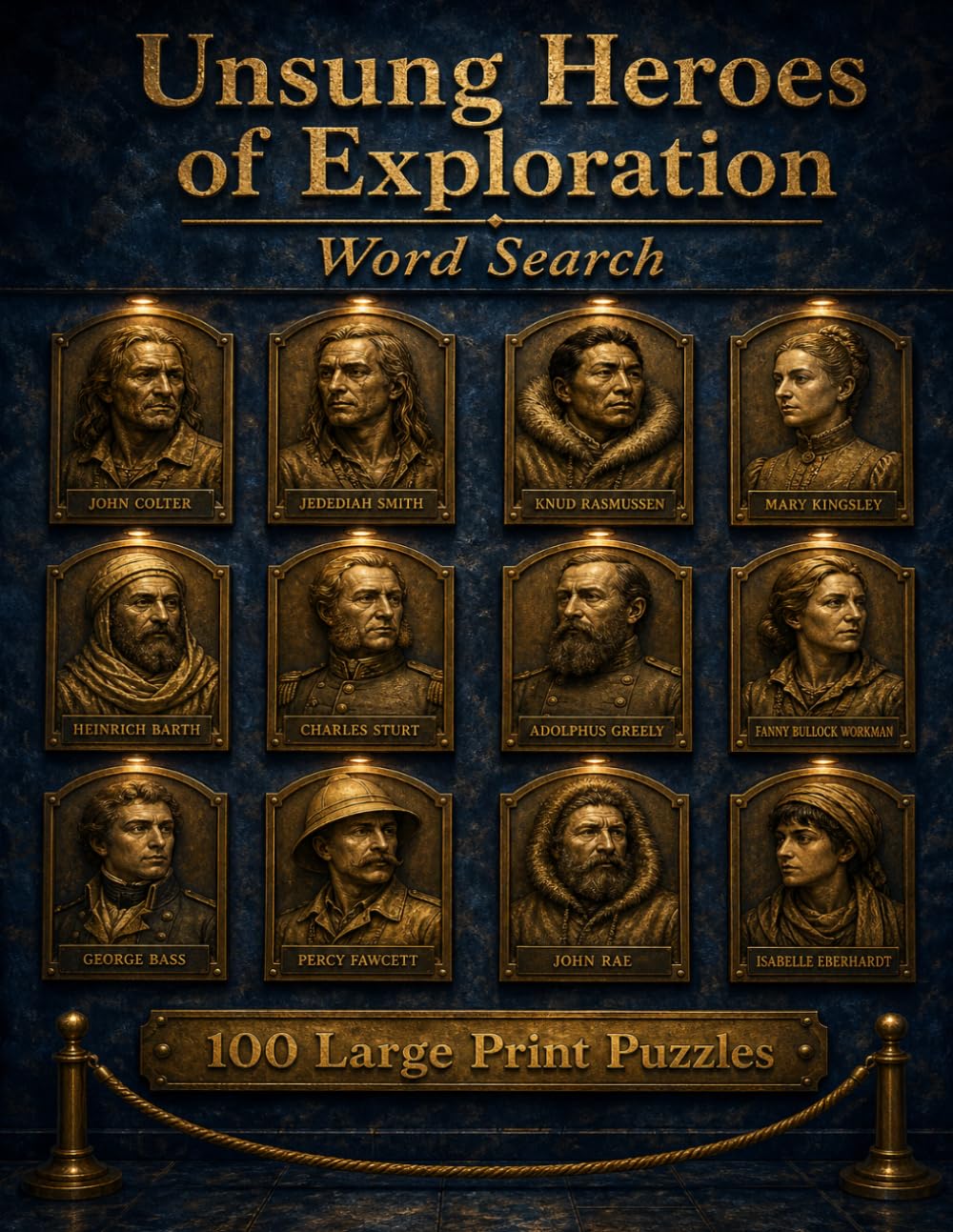 Unsung Heroes of Exploration Word Search: 100 Large Print Puzzles Featuring Twelve Almost Forgotten Adventurers Who Walked Off the Map (Unsung Heroes of History)