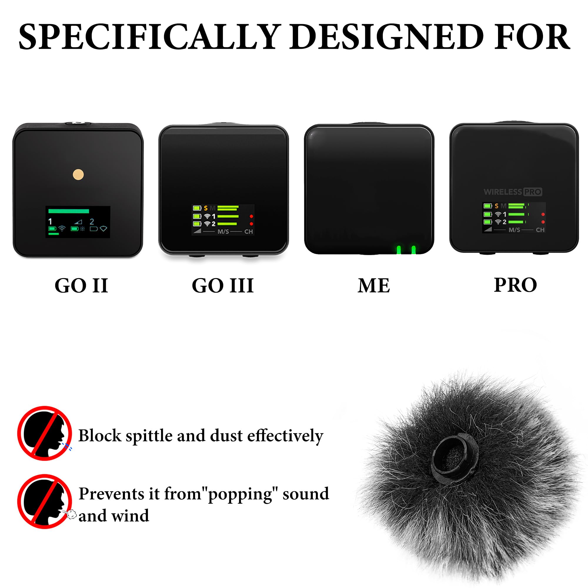 Amazon.com: Geekria for Creators Furry Windscreen Compatible with