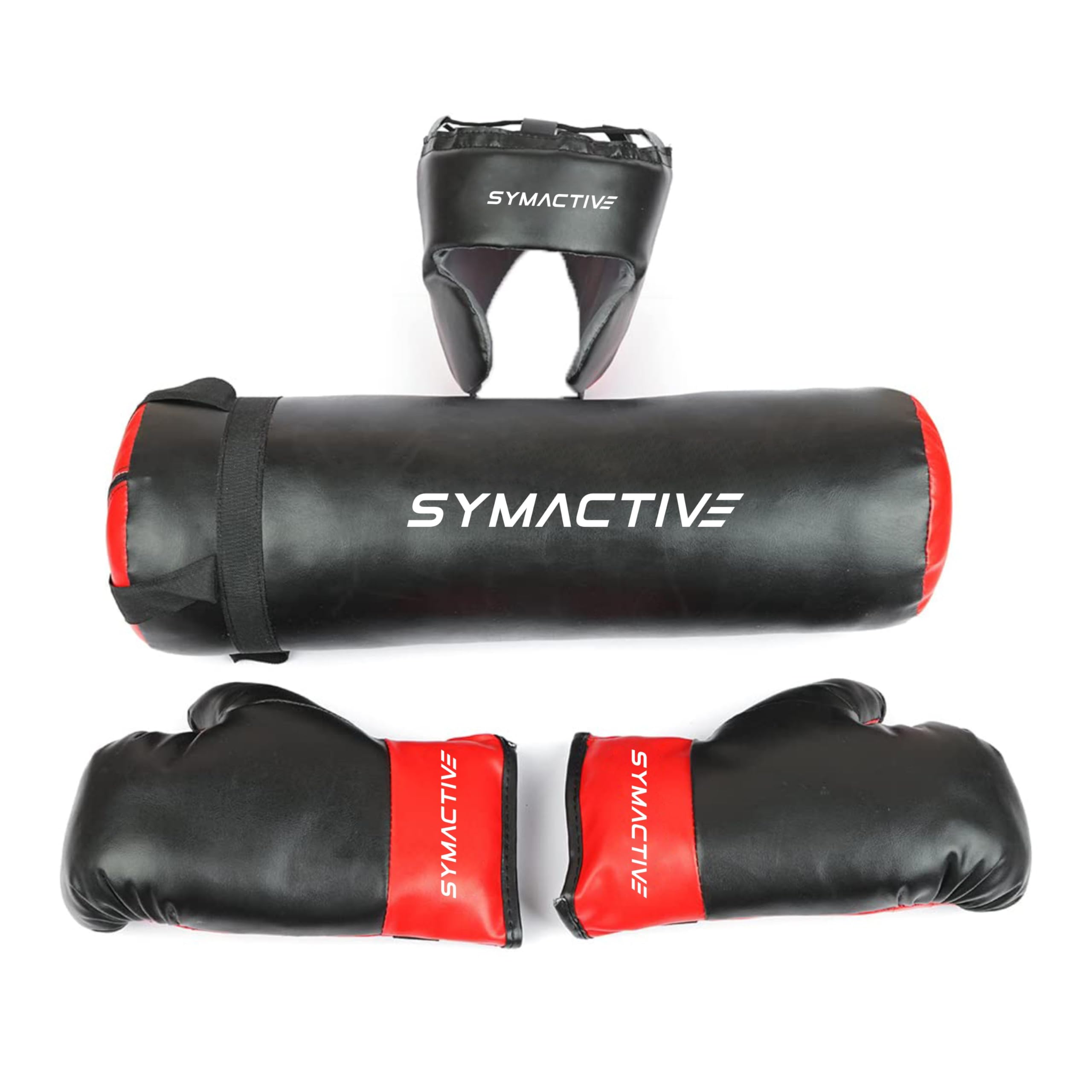 Amazon Brand - Symactive Kids Boxing Set (1 Punching Bag, 1 Head Guard, 2 Boxing Gloves) | Durable | Kid-Friendly Plastic (B0CX5MG75Q) Amazon Price History, Amazon Price Tracker