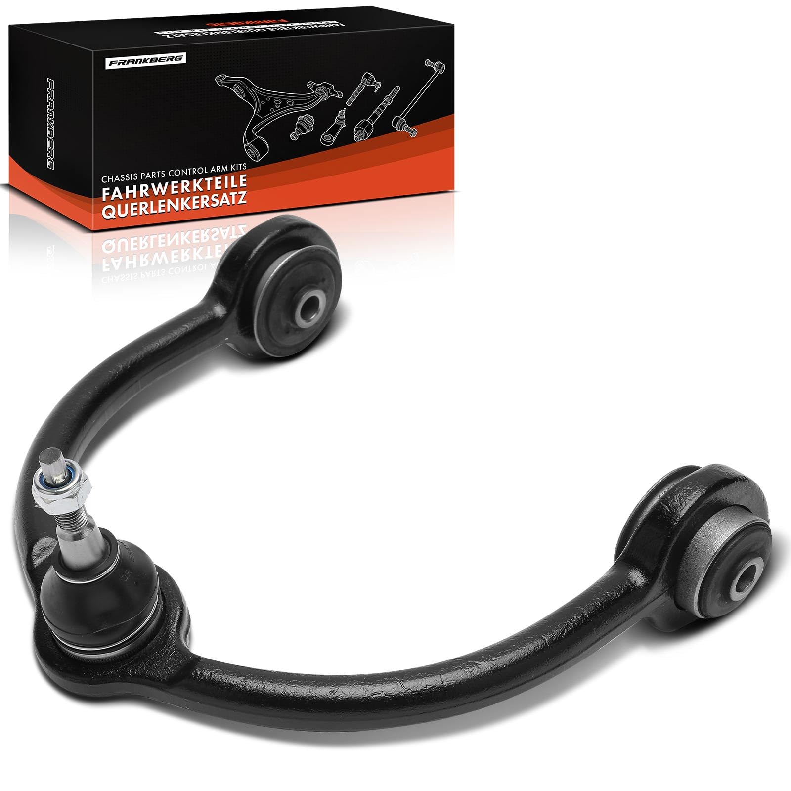 Frankberg Braccio di controllo sospensione ruota Asse Anteriore Compatibile con Commander XH XK 3.0L-5.6L 2005-2010 Grand Cherokee III WH WK 3.0L-6.1L 2004-2010 Replace# 52090206AG