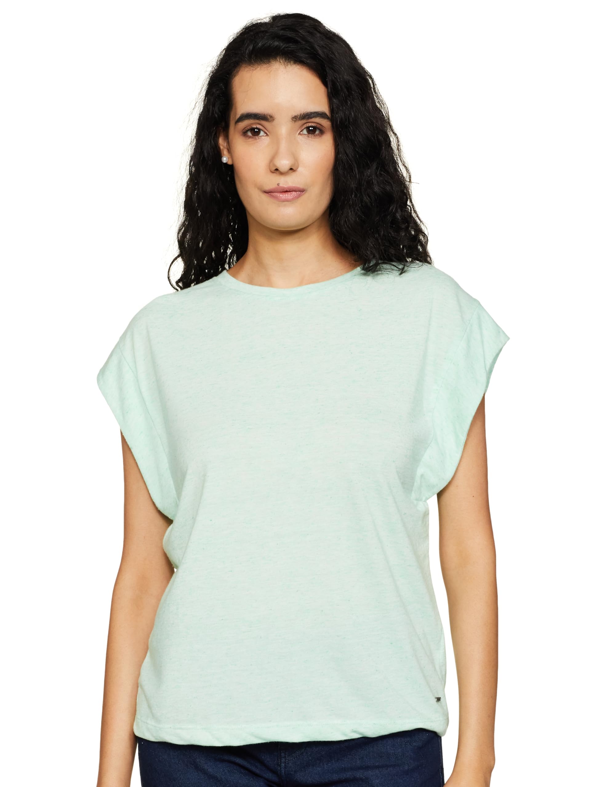 Pepe Jeans Women's Cotton Relaxed Fit T-Shirt in neutral