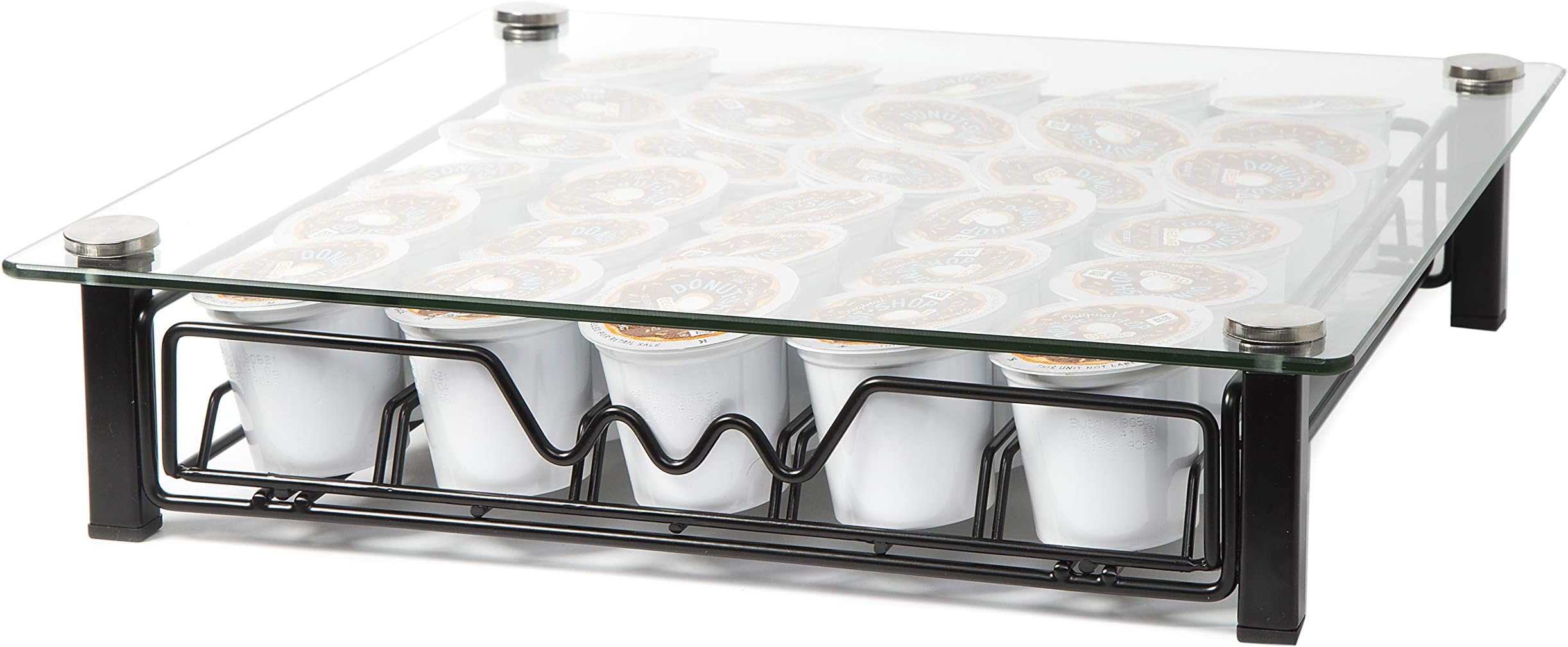 Insight Tempered Glass Capsule Drawer- Holder for up to 30 KCups (Coffee pods NOT Included)