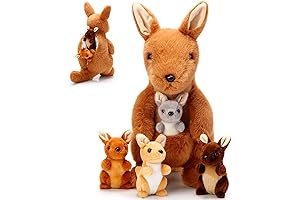 5 Pcs Kangaroo Stuffed Animals: Ultimate Cuteness for Little Ones