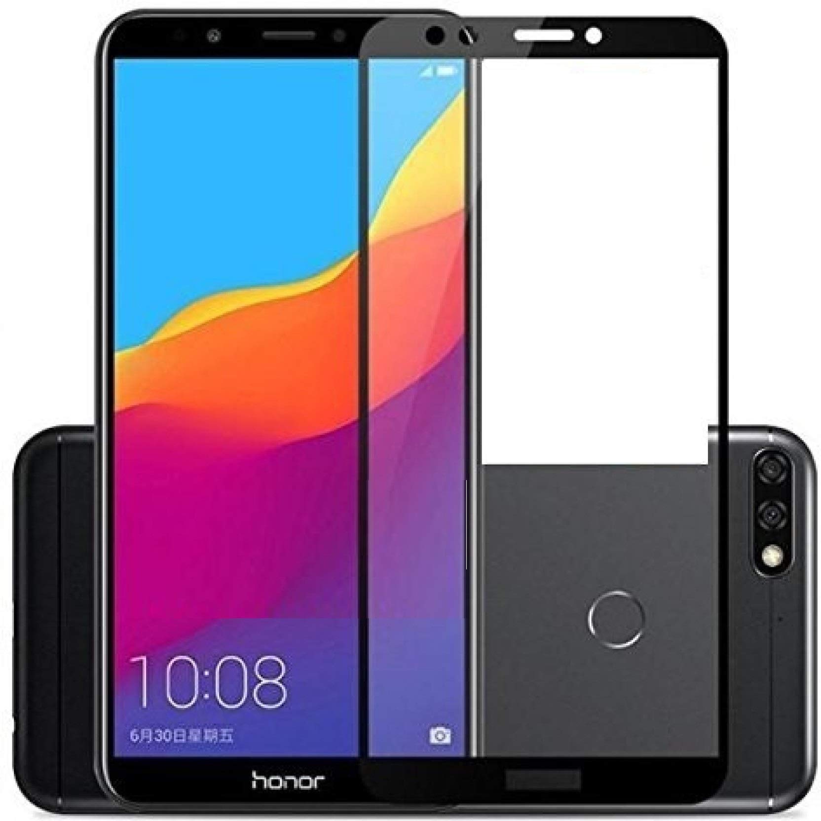 Glasgow Crystal Clear Tempered Glass for Honor 7C [Anti Scratch] Gorilla [Anti FingerPrint] One Touch Install with Free Cleaing Kit - Black (B07WNX4Z1B) Amazon Price History, Amazon Price Tracker