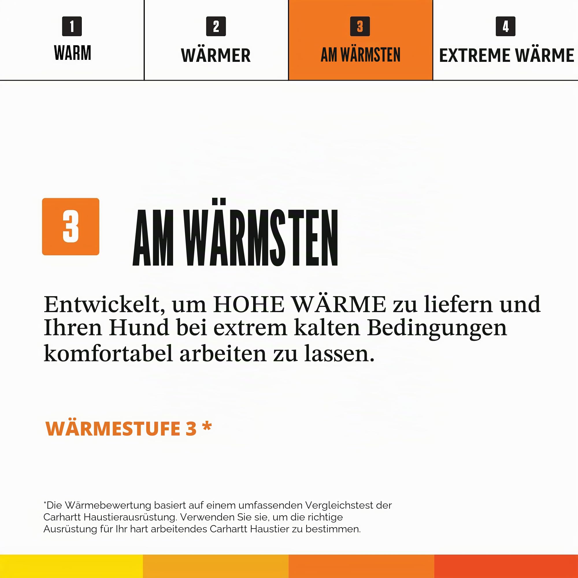 Carhartt Feste, isolierte Hundejacke, strapazierfähige, wetterfeste Jacke für kalte und windige Bedingungen, Leuchtendes Orange, Größe M