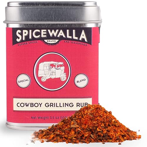 Spicewalla Cowboy Grilling Rub 35 oz Salado sin OMG sin MSG Condimento de carne para parrilla barbacoa adobo