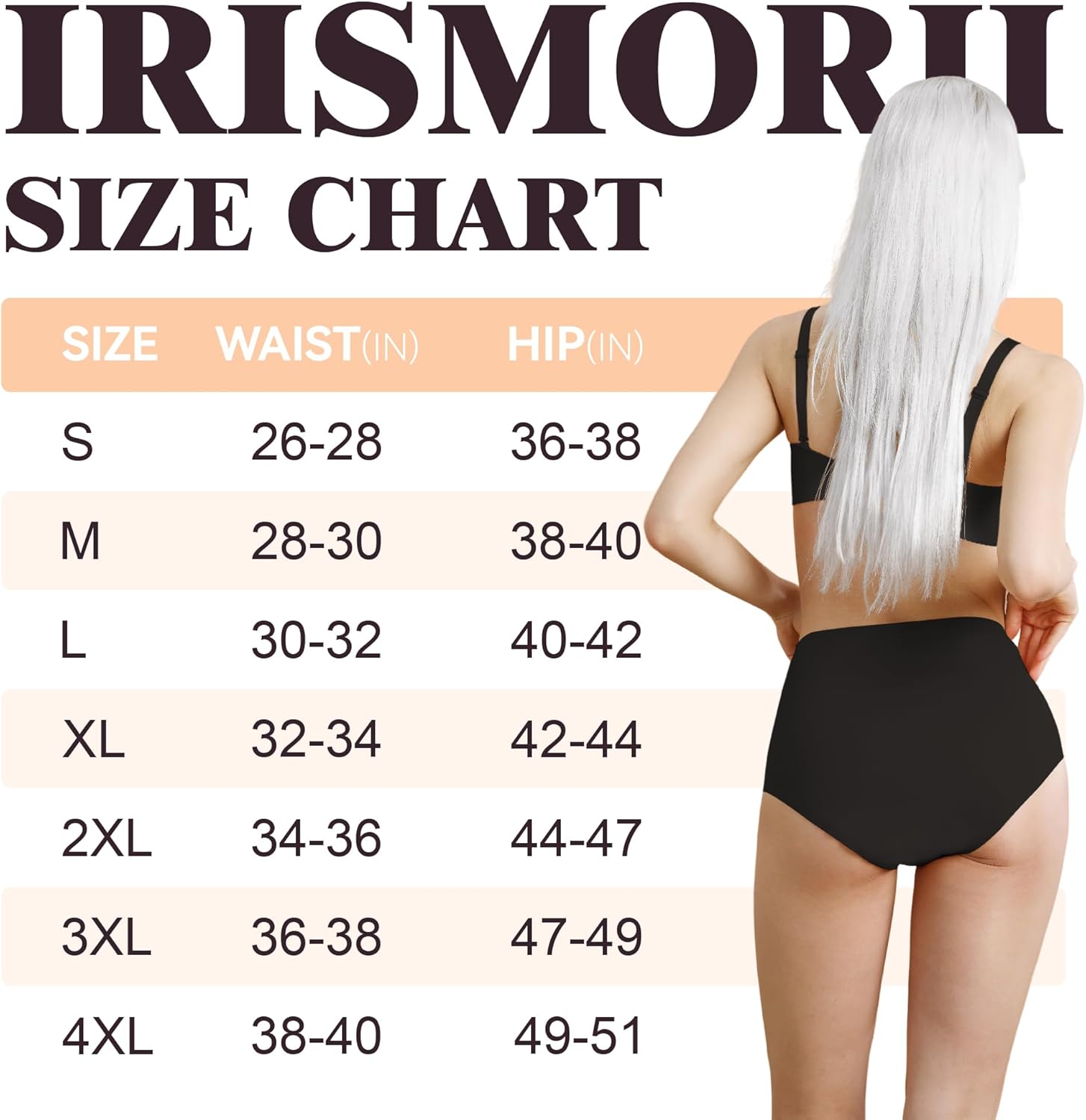 Absorbent Incontinence Underwear for Women Washable Leak Proof Seamless Urine Postpartum Protective Brief - Image 5