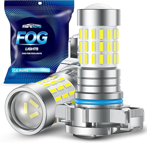Vista 48 de Marsauto Bombillas antiniebla 9005 HB3 HB3U 9005XS 12 chips CSP, paquete de 2