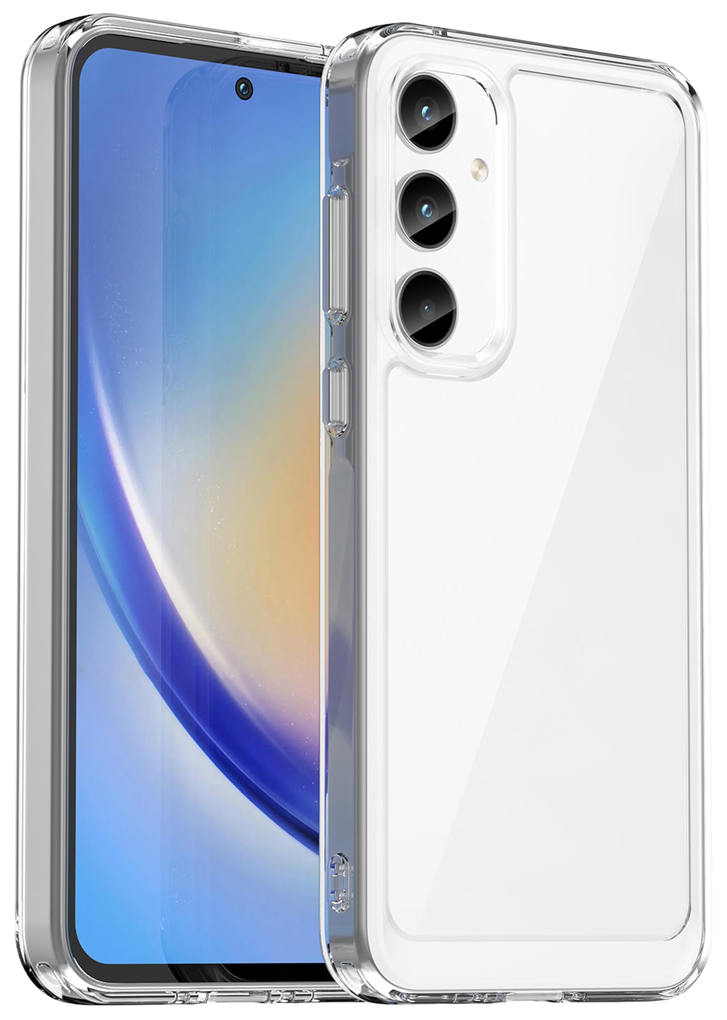 Kapa Unicorn Acrylic Clear Back Cover for Samsung Galaxy A35 (5G) | Slim Shockproof [Military Grade Protection] Hybrid Bumper Case (Clear Sides) (B0DFP4Y3XC) Amazon Price History, Amazon Price Tracker