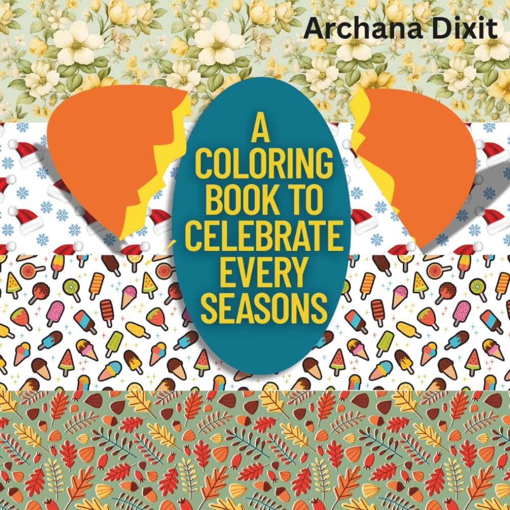 A Coloring Book to celebrate Every Seasons