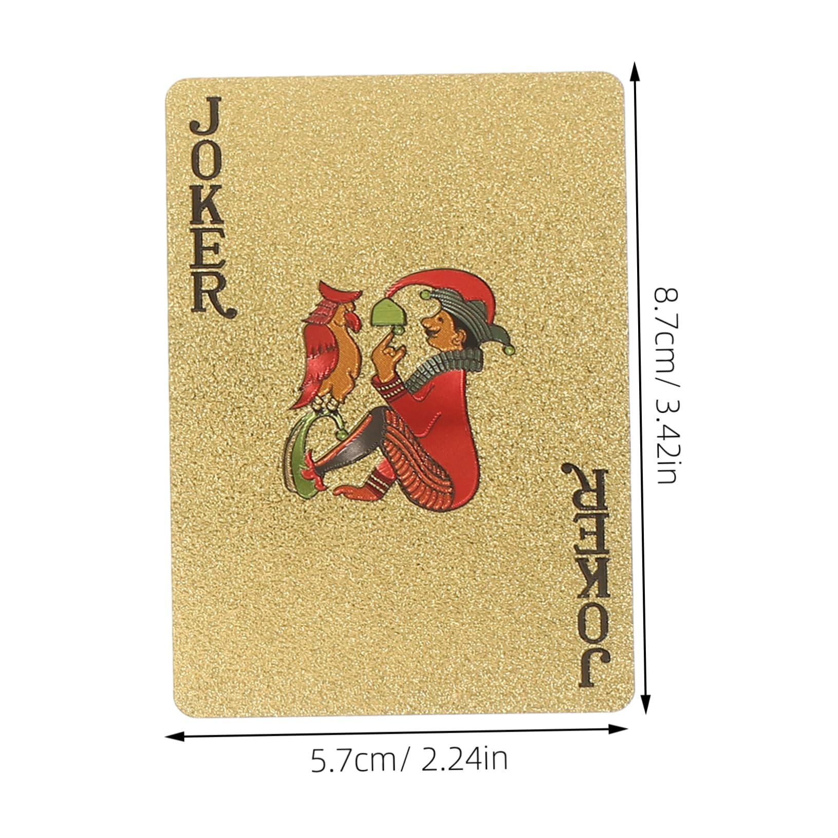 VICASKY Carte Da Gioco Professionali Plastica Con Design Unico Di Poker Per Gioco Familiare e Feste