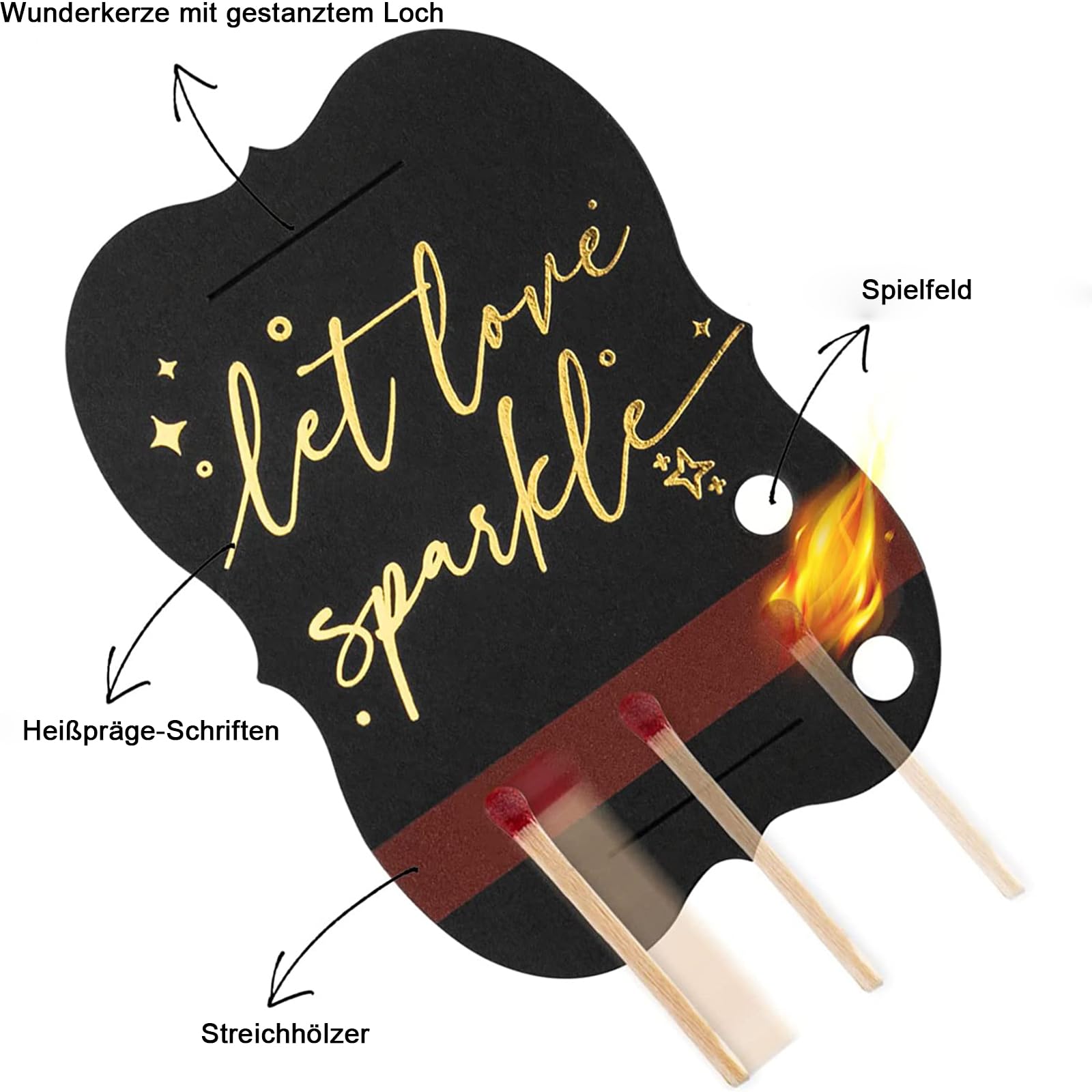 Decoración Fiestas Cumpleaños 100 Etiquetas De Papel Kraft Para Bengalas -  Con Tira De Cerillas, 5x7.5 Cm, Para Bodas Y Fiestas Etiquetas Bengalas  Bodas, image size:1600x1600