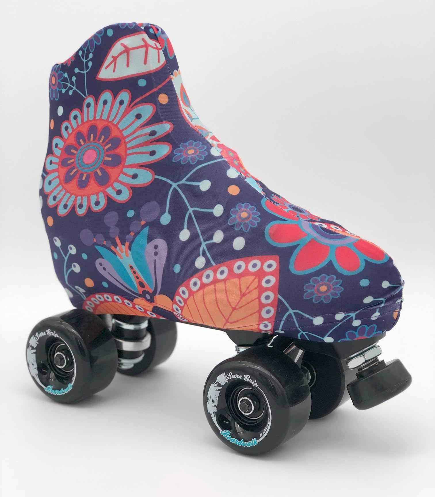 Uniq Skates Skating Boot Covers - Protective and Stylish Spandex Protection for Roller or Ice Skate Boots (pattern6)