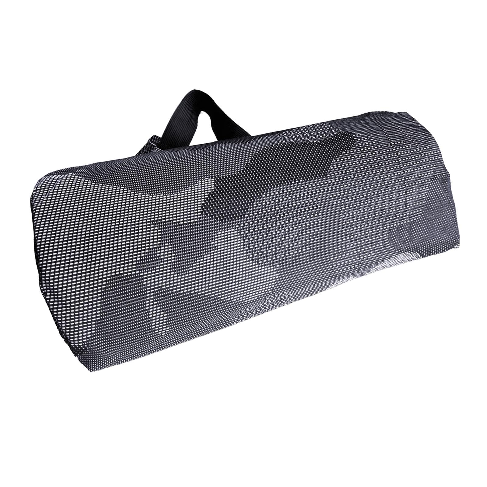 Patio Chaise Lounge Head Pillow Breathable Soft Attachment Easy Installation Black Gray-image-11