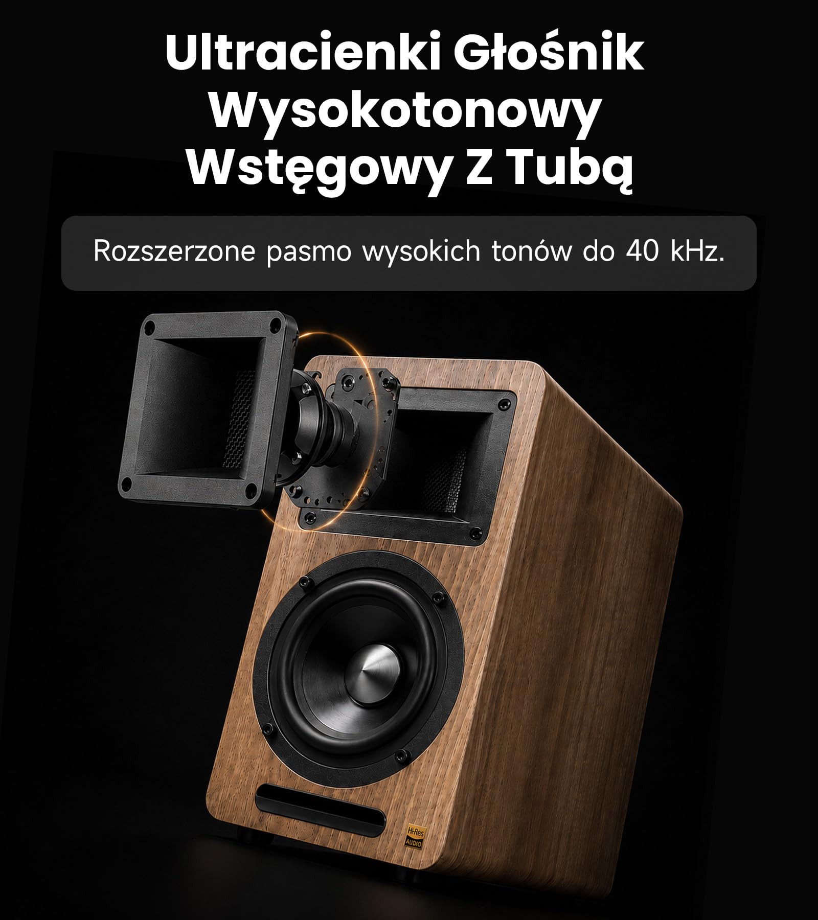 Głośniki półkowe Airpulse A80 marki Edifier o mocy 100 W i wysokiej rozdzielczości