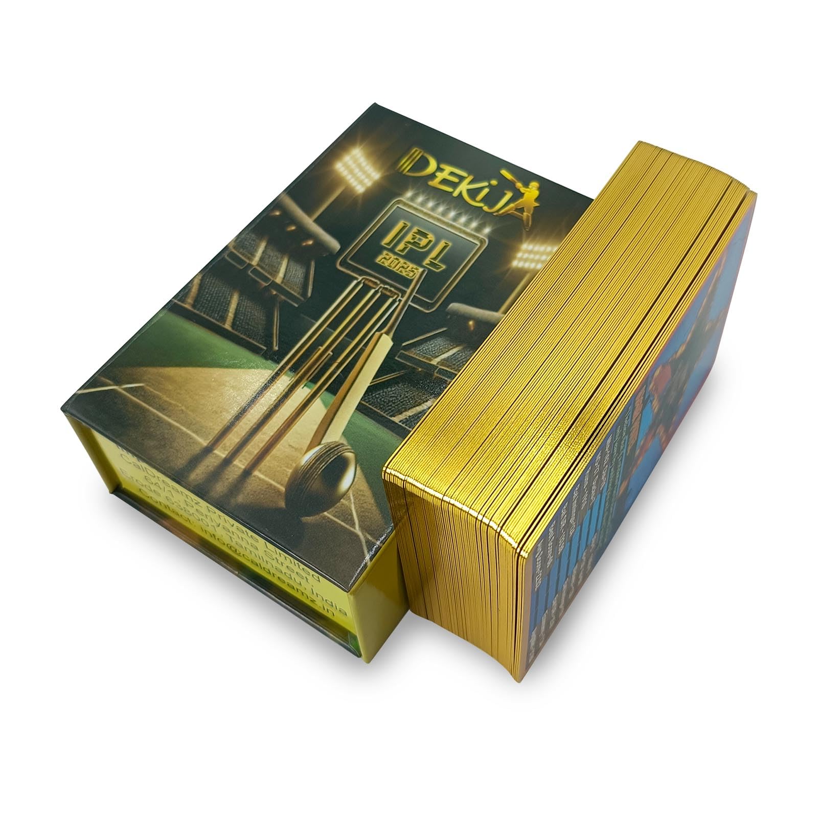 DEKIJA Cricket Trading Card Game – IPL T20 2025, Unique Impact Rules, Collectible, Premium Gift Set