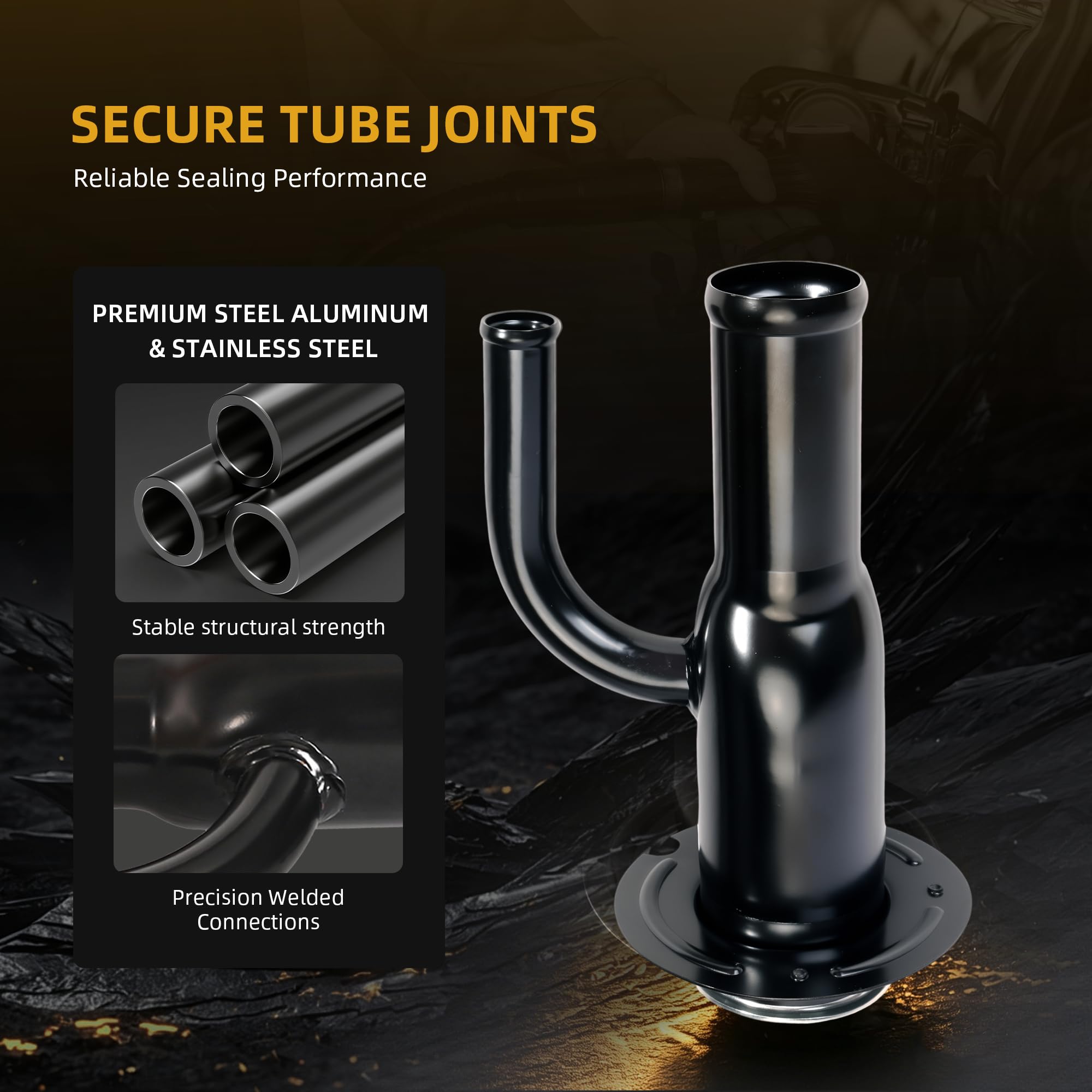 Tuyau de remplissage FN782 pour Ford F350 F450 F550 Super Duty 2002-2010 Tuyau de réservoir de carburant diesel