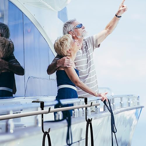 Miniatura 7 de WBCBEC 2 ganchos de metal ajustables para postes de piscina, ganchos de valla resistentes para postes de piscina, cepillo de piscina, limpiador de