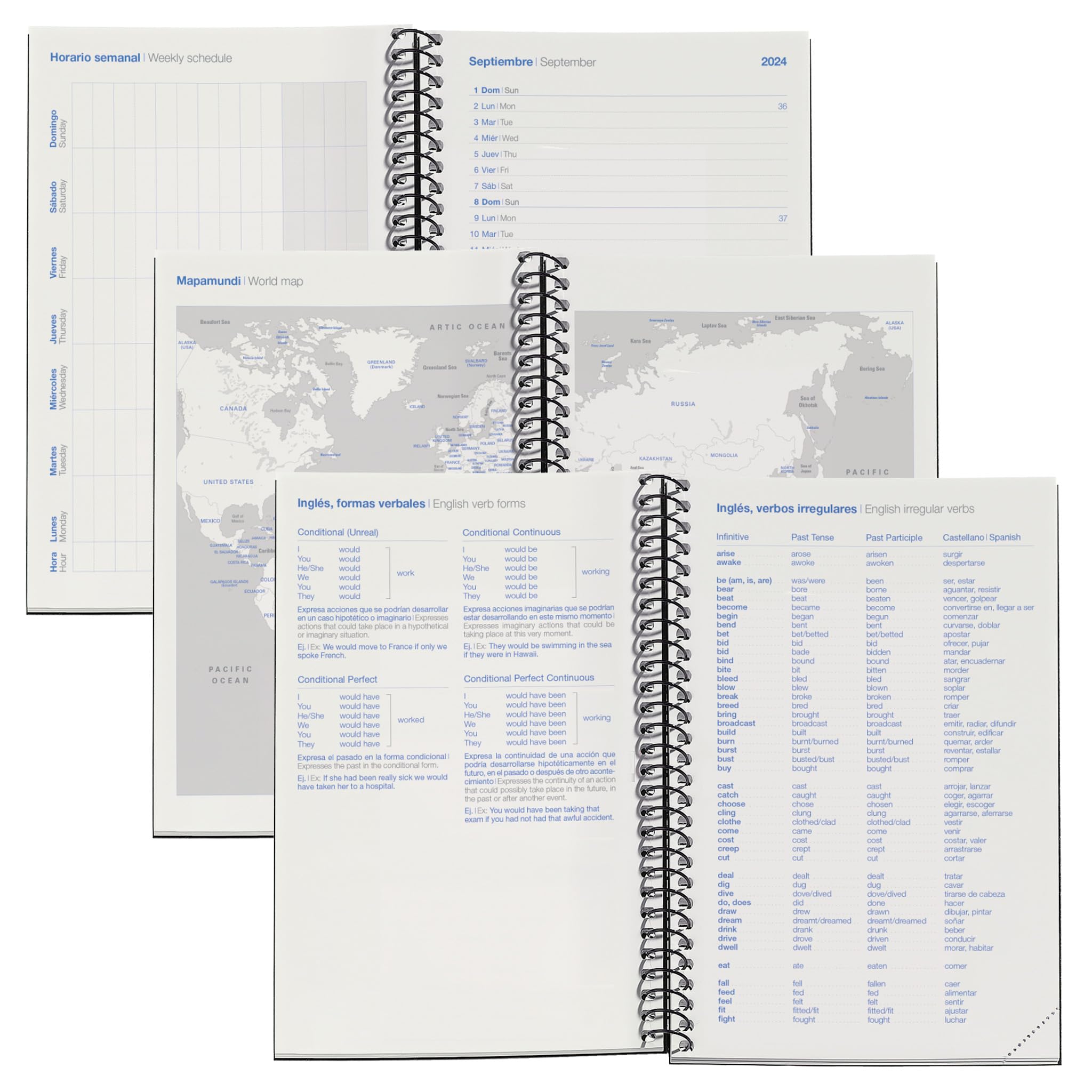 Miquelrius, School Diary 2024-2025, September 2024 to June 2025, Size 117 x 174 mm, Weekly View, Recycled Cover - Image 3