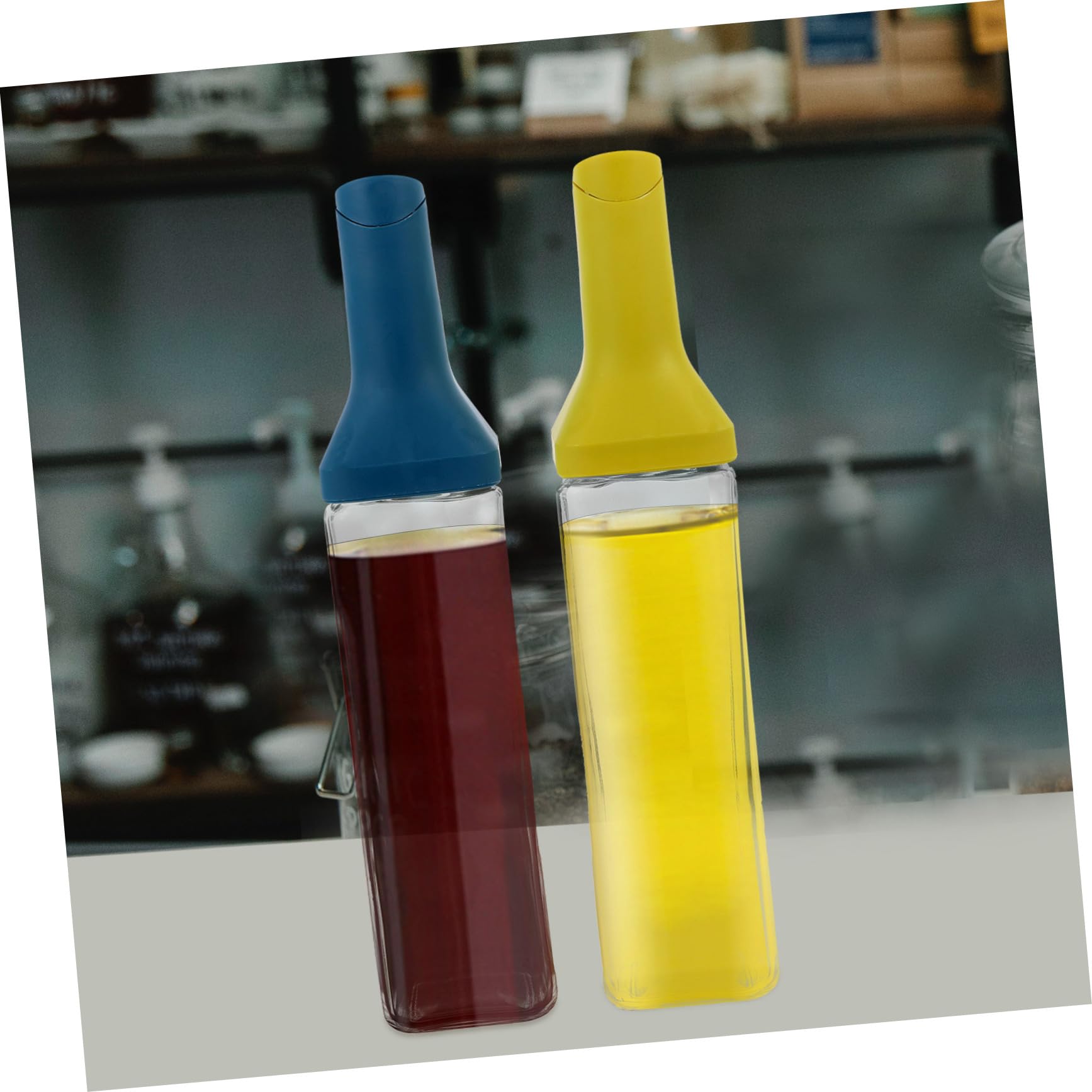 UKCOCO 2piezas Botella de Aceite Prueba de Fugas Bote para Salsa de Soja Dispensadores de Botellas de Aceitunas para Cocinar para Condimentos Cocina Utensilios de Cocina