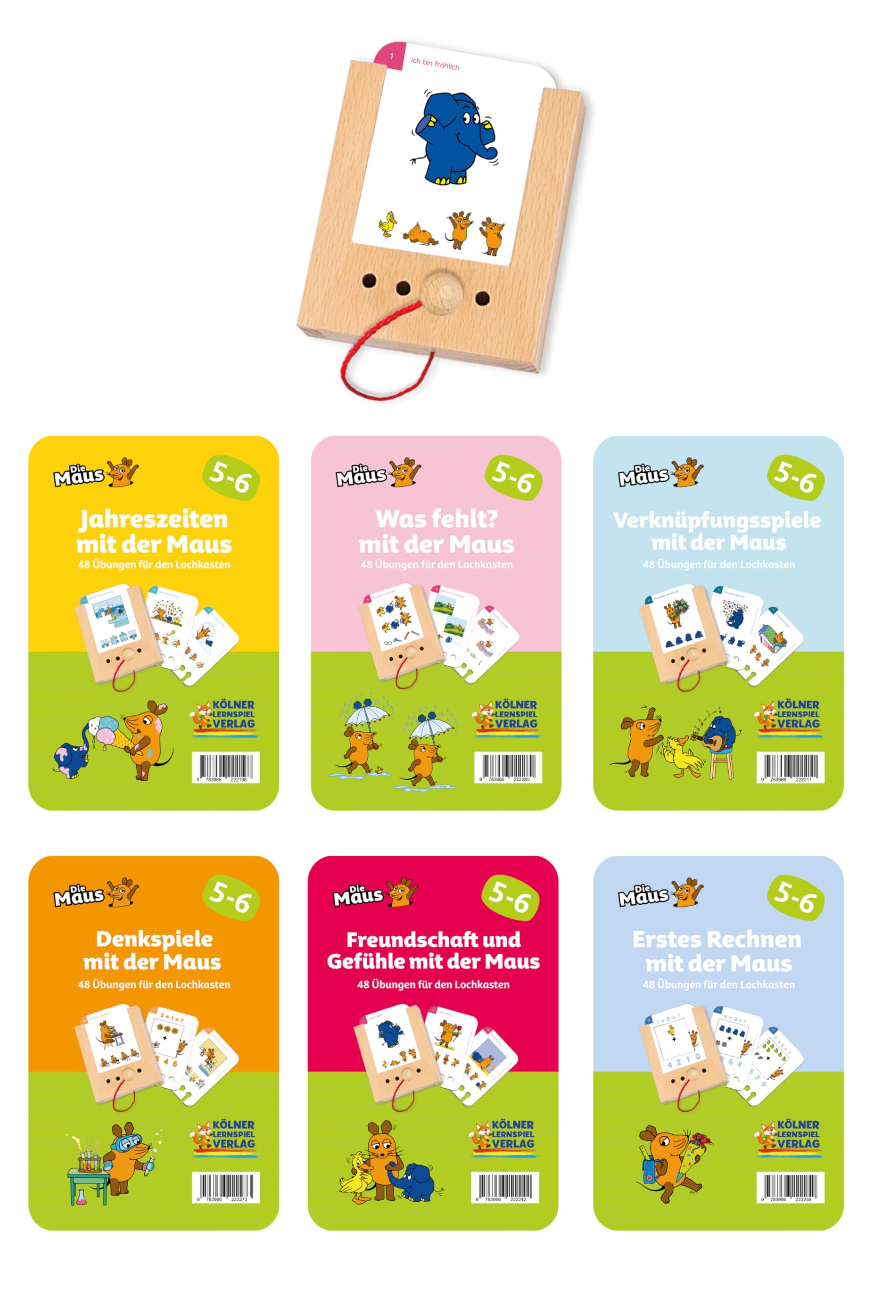 Skrzynka z otworami zestaw startowy myszka 5-6 lat