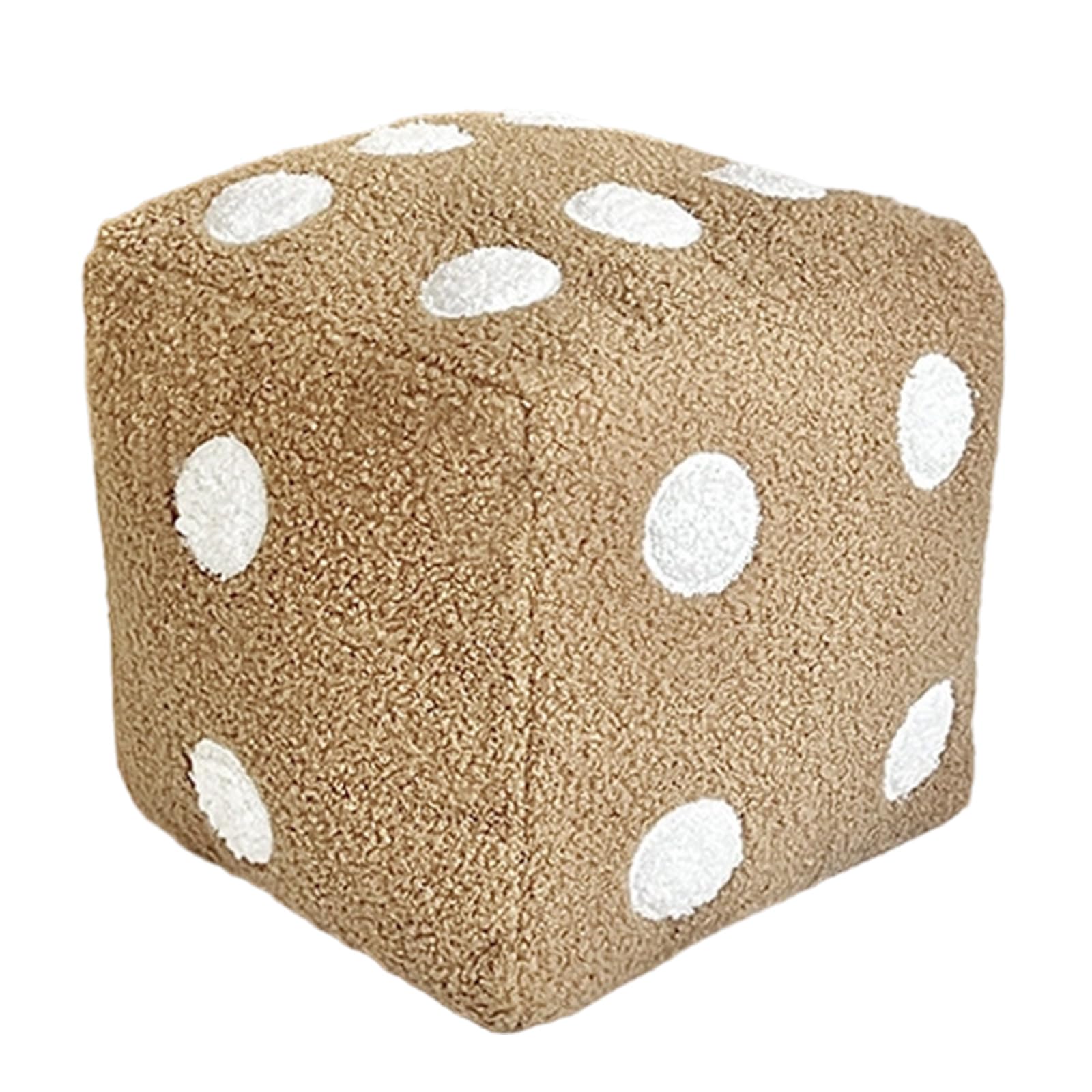 Dices Pattern Accent Pillow Sturdy Soft for Reading Kids Play Area Dices Pillow Cushion