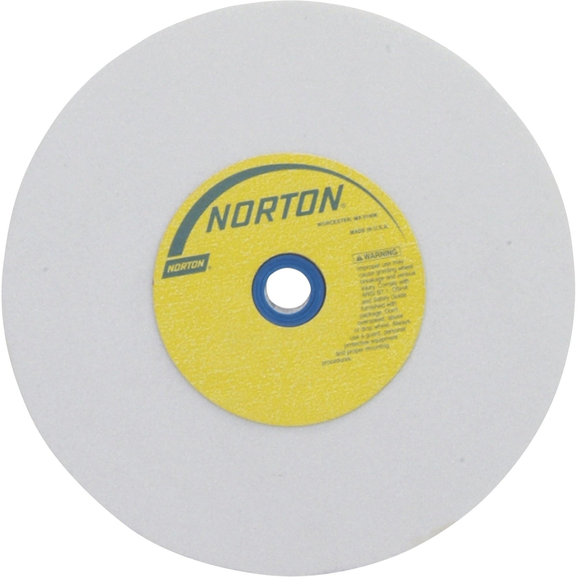 Norton Abrasives 07660788281 - Wysokiej jakości aluminiowa tarcza szlifierska lub cokół - klasa: średnia, liczba ziarnistości: 60, średnica koła: 20 cm