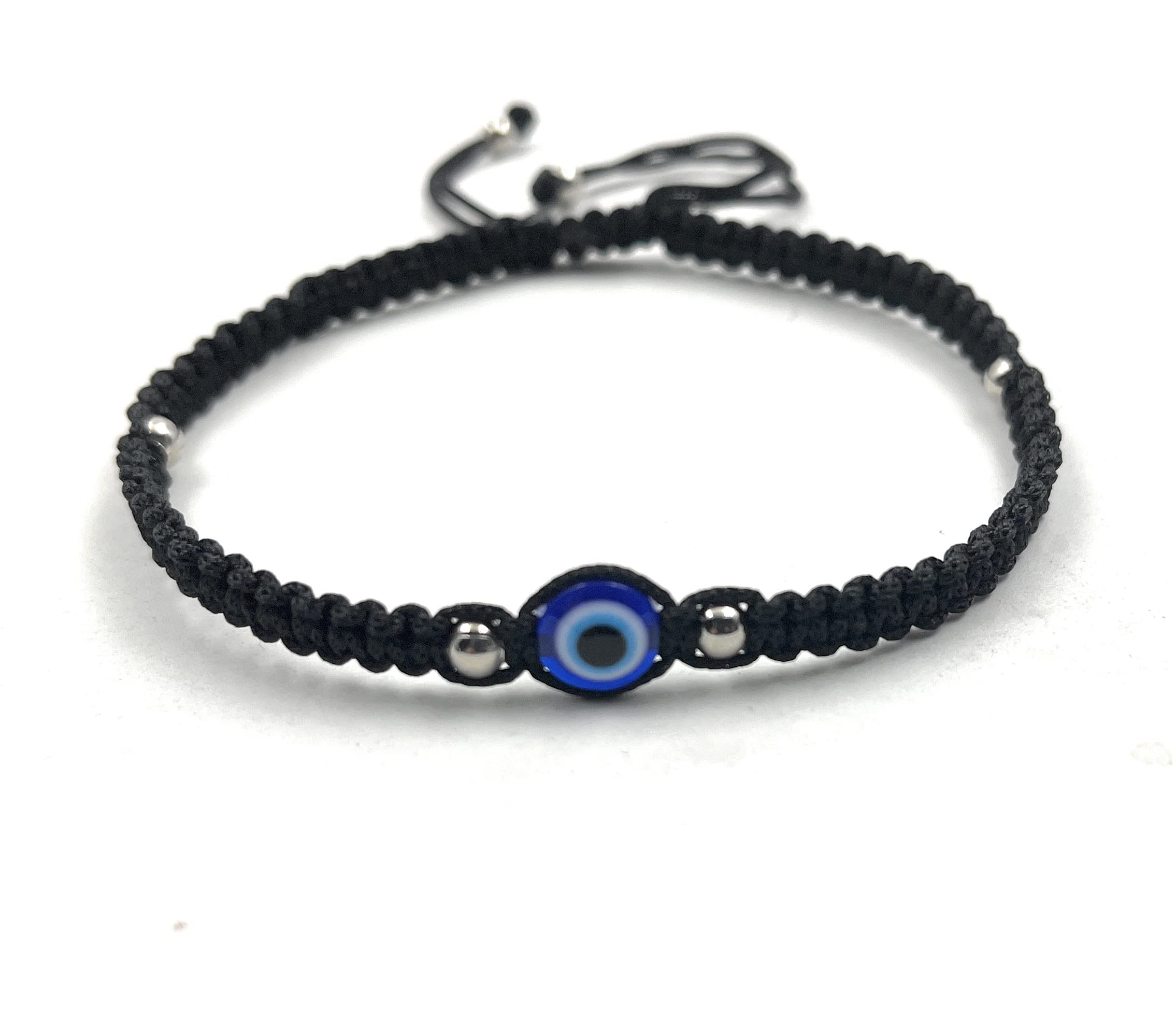 Jyokrish Handmade Adjustable Black Thread Anklet Blue evil eye or Metal Beads For Women | girls | Nazariya |Payal | Nazar Battu |Adult |Free Size |Single Leg (B0B3DSPWWY) Amazon Price History, Amazon Price Tracker