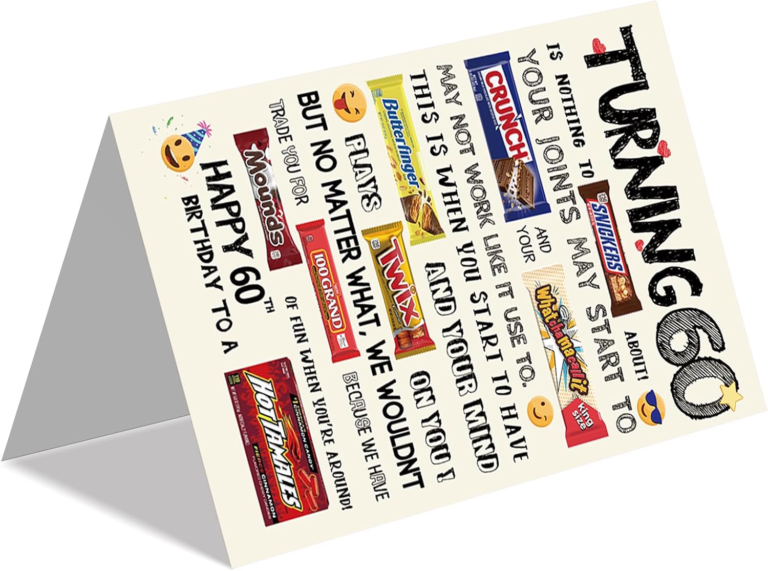 Funny 60th Birthday Card, Happy 60th Birthday Gifts for Women Men, Cool 60 Year Old Birthday Card Gifts for Him Her, Unique 60th Birthday Decorations Ideas for Parents - Image 3