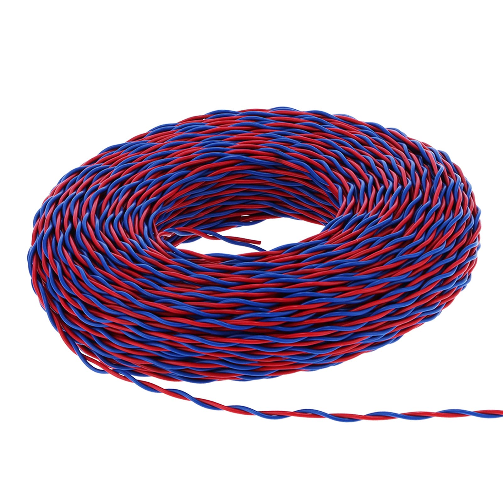 Cocoarm Przewód Elektryczny Elastyczny Przewód w Izolacji PVC 2-żyłowy Kabel Miedziany 100 M AC 300 V 176F Wartość Znamionowa 1,5 Mm² 48 X 0,2 Mm do Sprzętu AGD Małe Narzędzia Oświetlenie Elektryczne