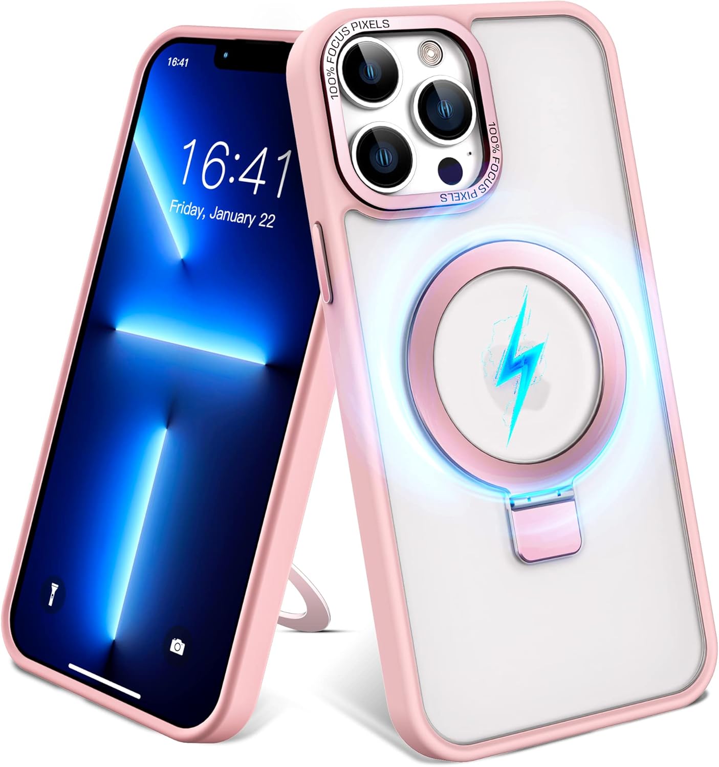 IKARY for iPhone 13 Pro Max Phone Case with Hidden with