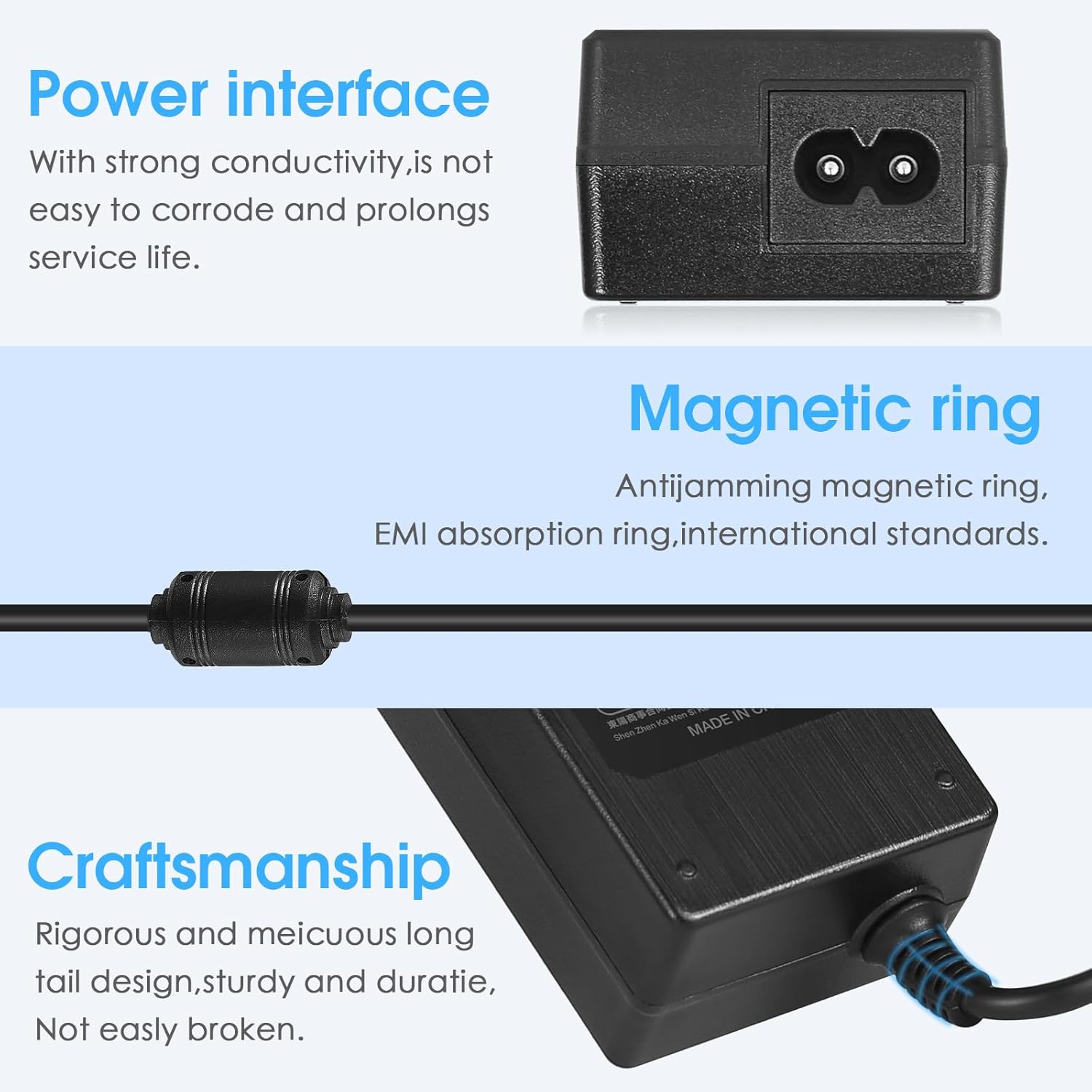 Nobsound AC 100-240V DC 24V/4A 96W Power Supply Adapter for Amplifier/Speaker/Monitor